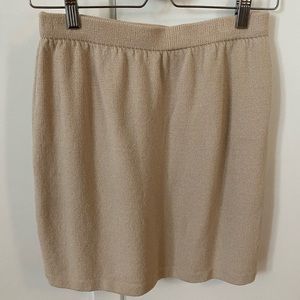 ST. JOHN Tan skirt